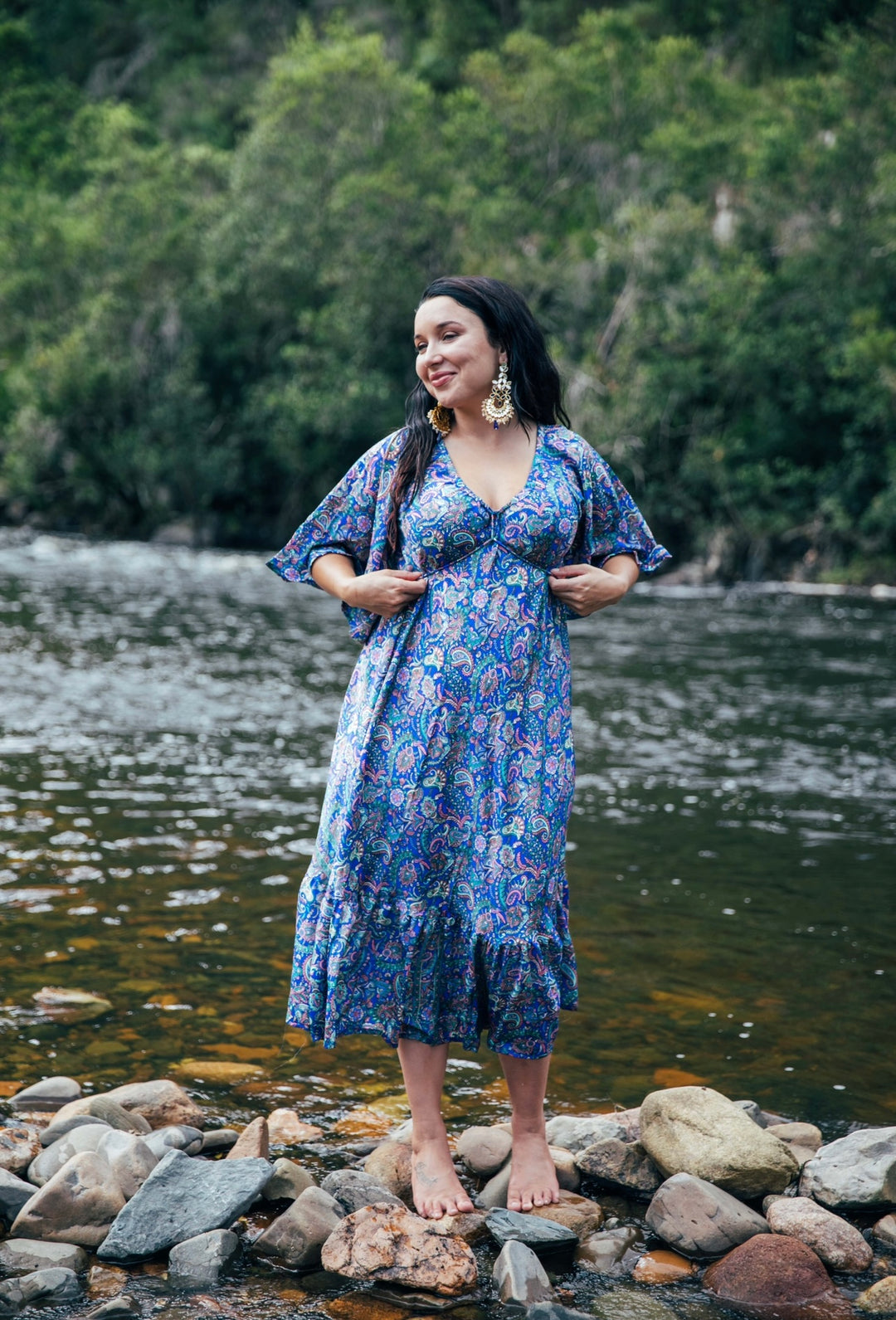 Sunflower Dress ~ Blue