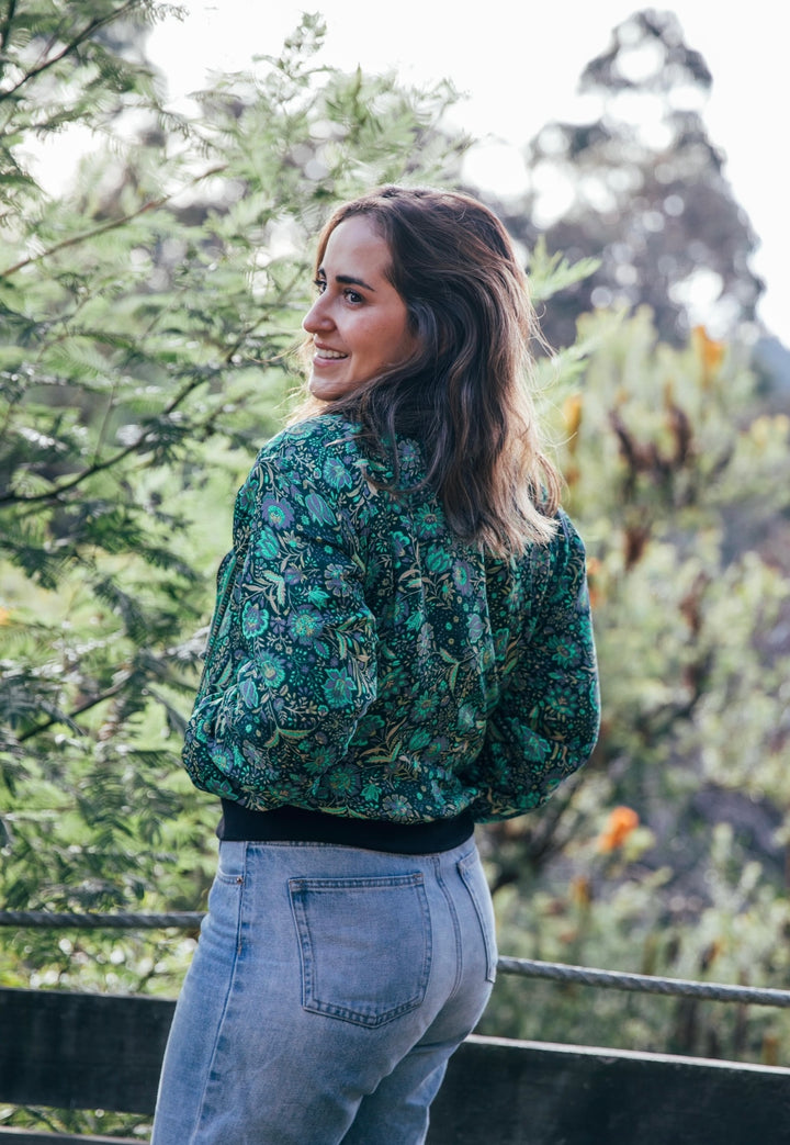 Grace Bomber - Emerald