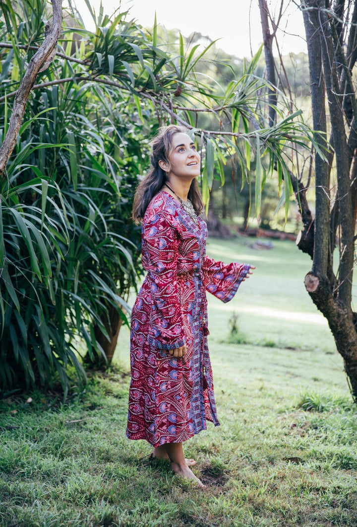 Fuchsia Dress ~ Plum