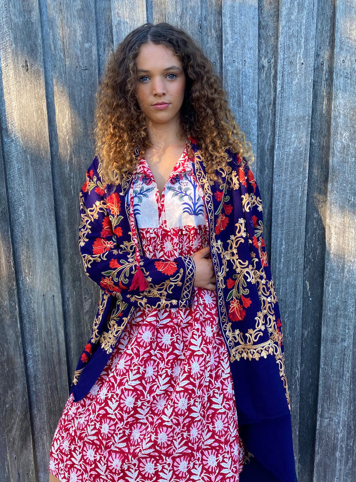 *sample * Stella Embroidered Cardigan