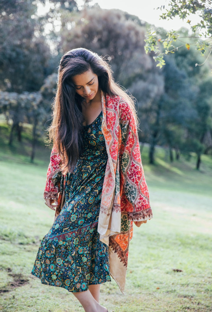 Stella Embroidered Cardigan ~ Cream