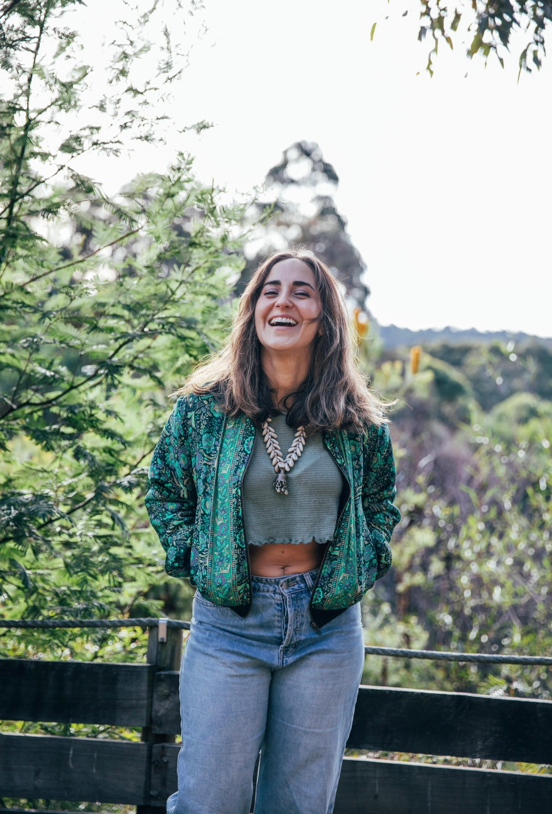 Grace Bomber - Emerald