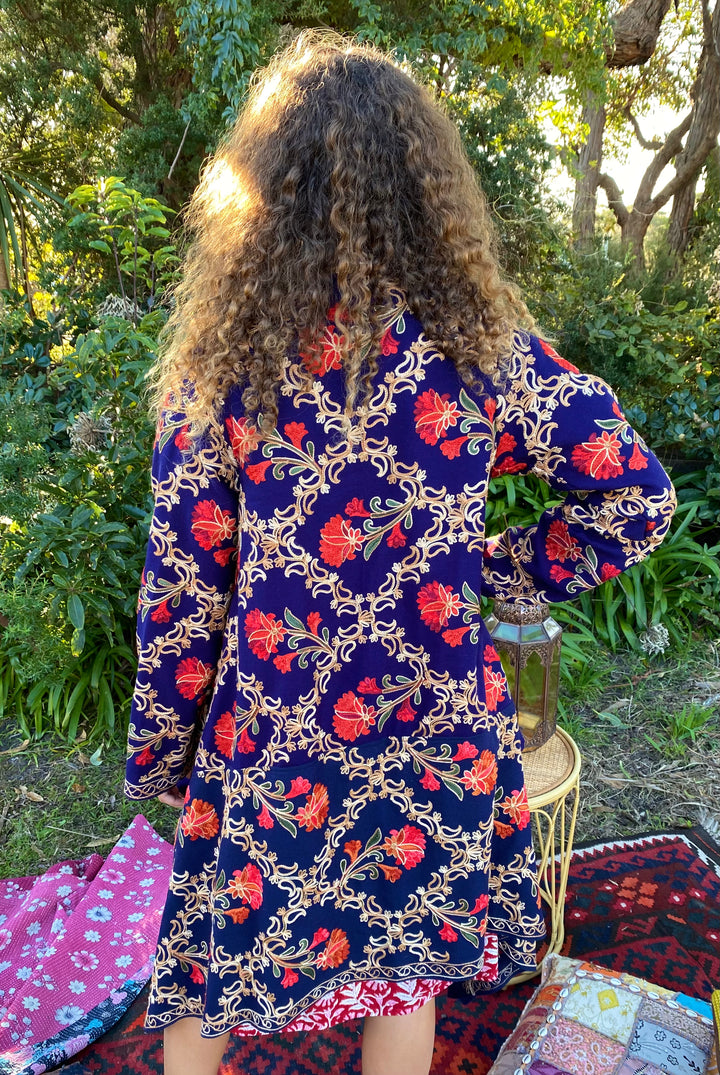 *sample * Stella Embroidered Cardigan