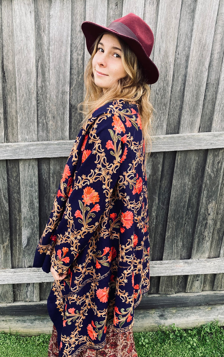 *sample * Stella Embroidered Cardigan