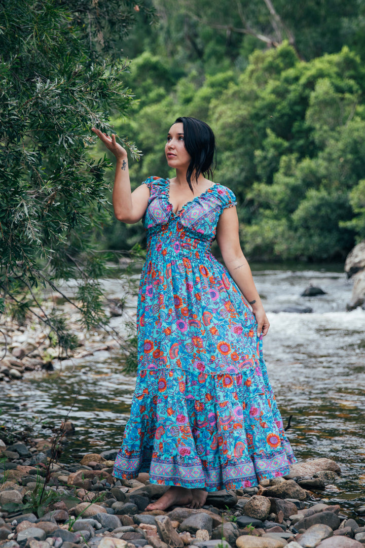 Dulcie Dress ~ Turquoise