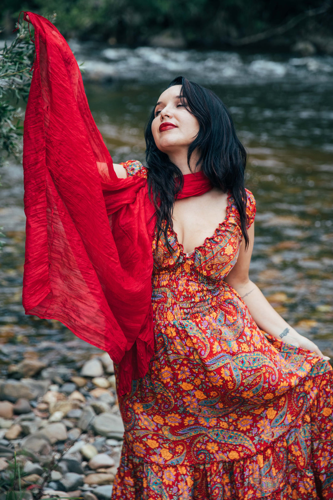 Dulcie Dress ~ Rouge
