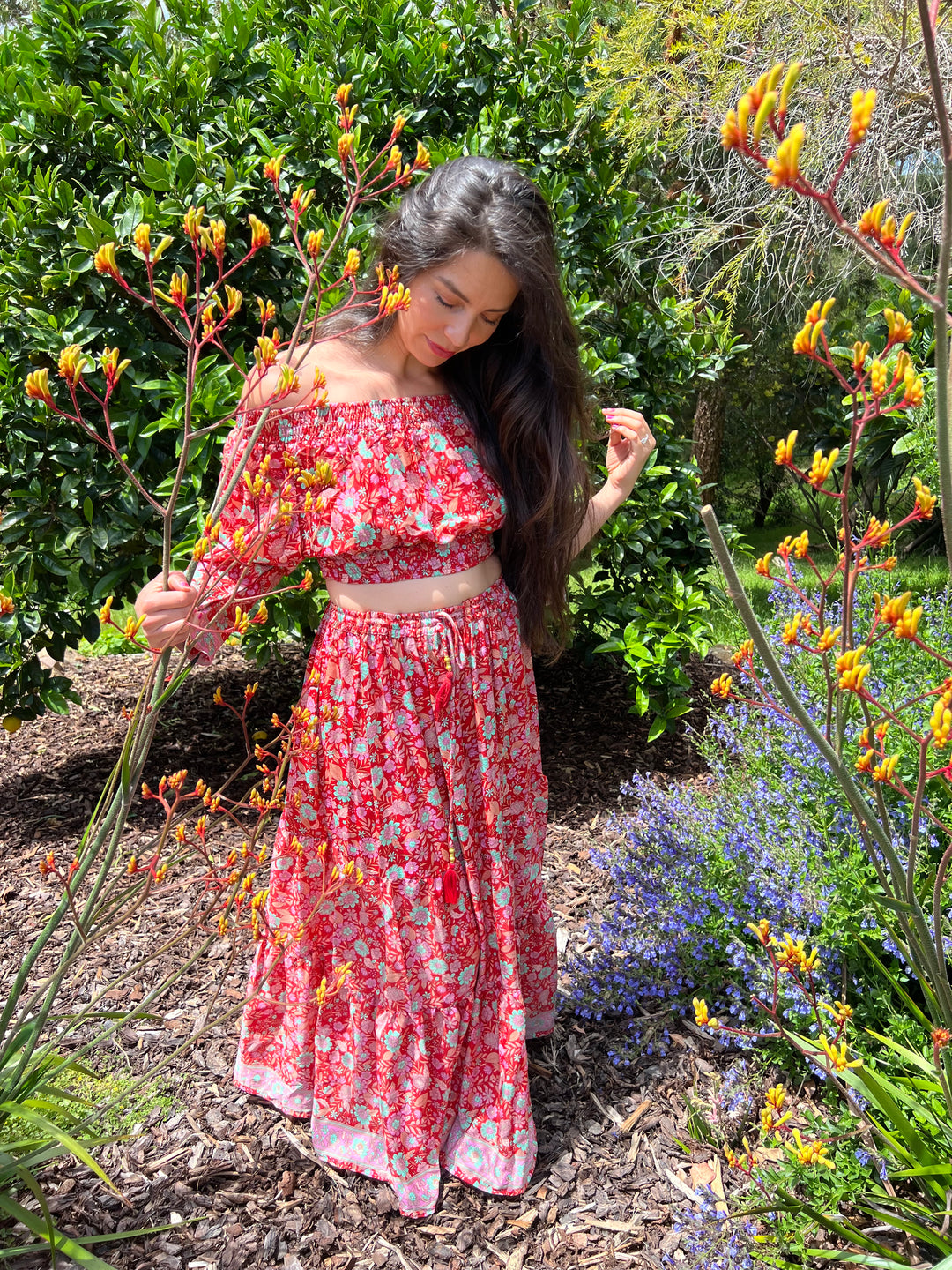 Marigold Crop ~ Cherry