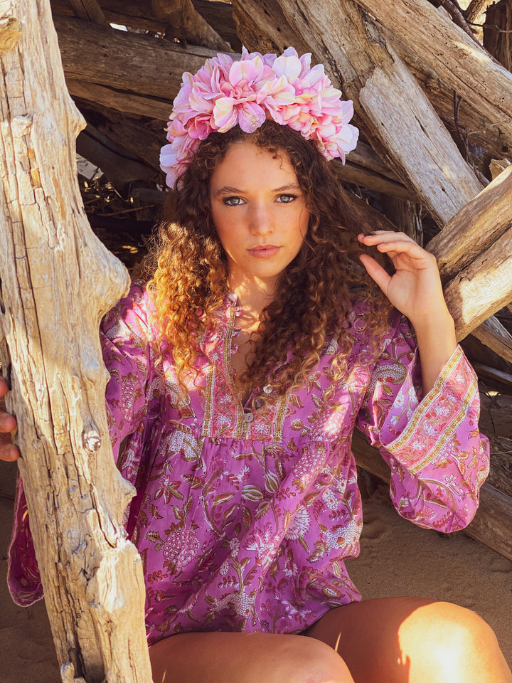 Jasmine Blouse ~ Pink