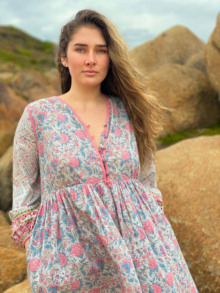 Banksia Dress ~ Blue