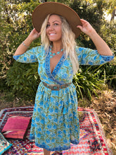 Load image into Gallery viewer, Sienna Dress ~ Turquoise
