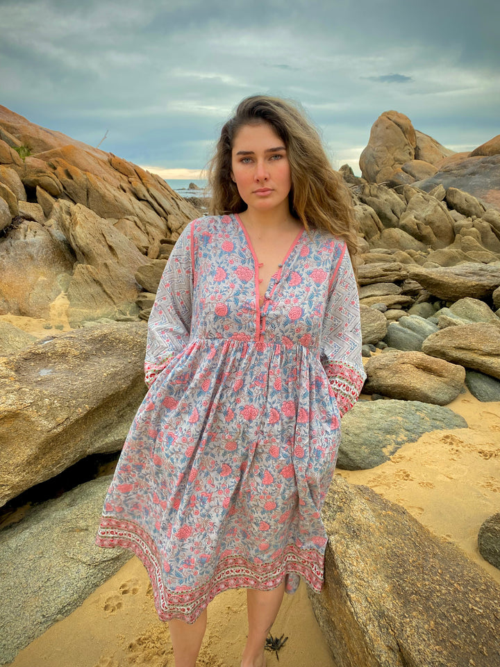 Banksia Dress ~ Blue