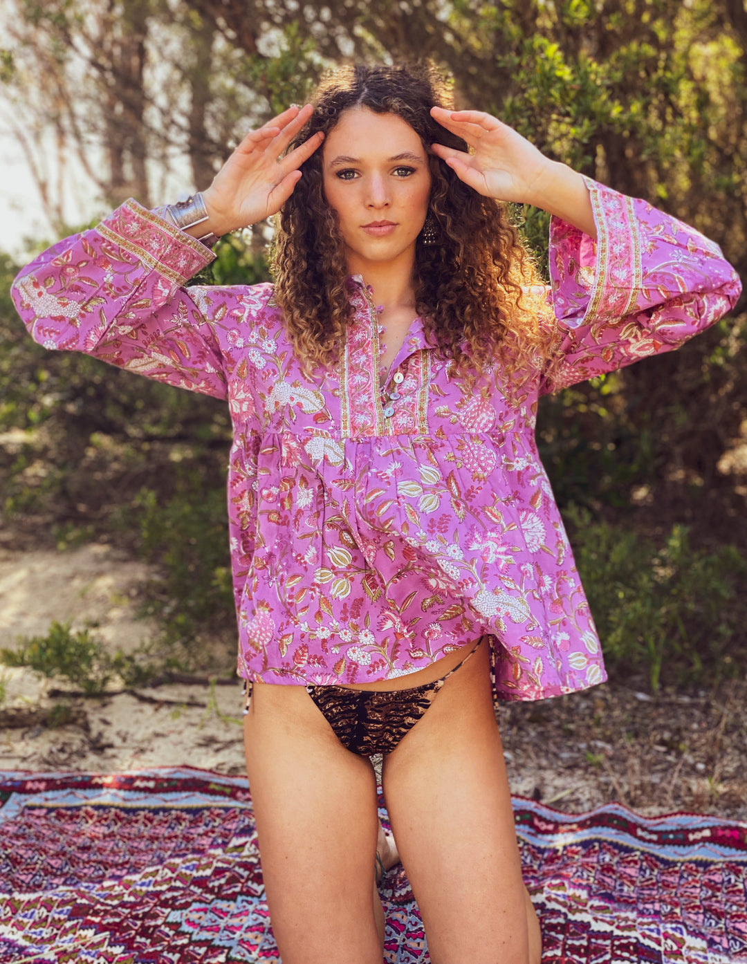 Jasmine Blouse ~ Pink
