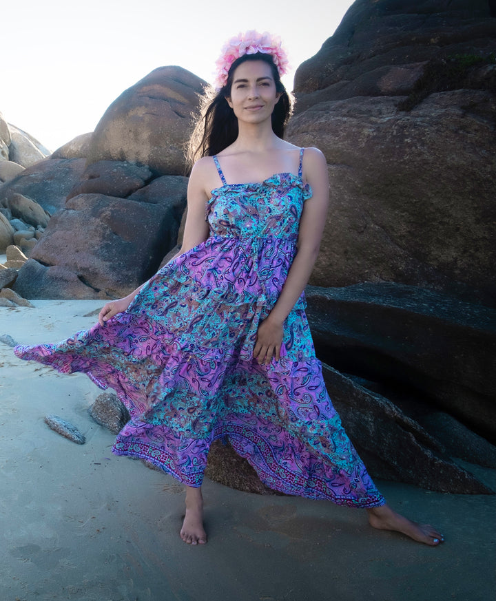 *Sample* Rainbow Dress ~ Blue