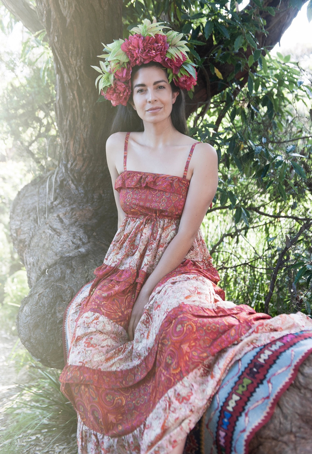 Rainbow Dress ~ Red