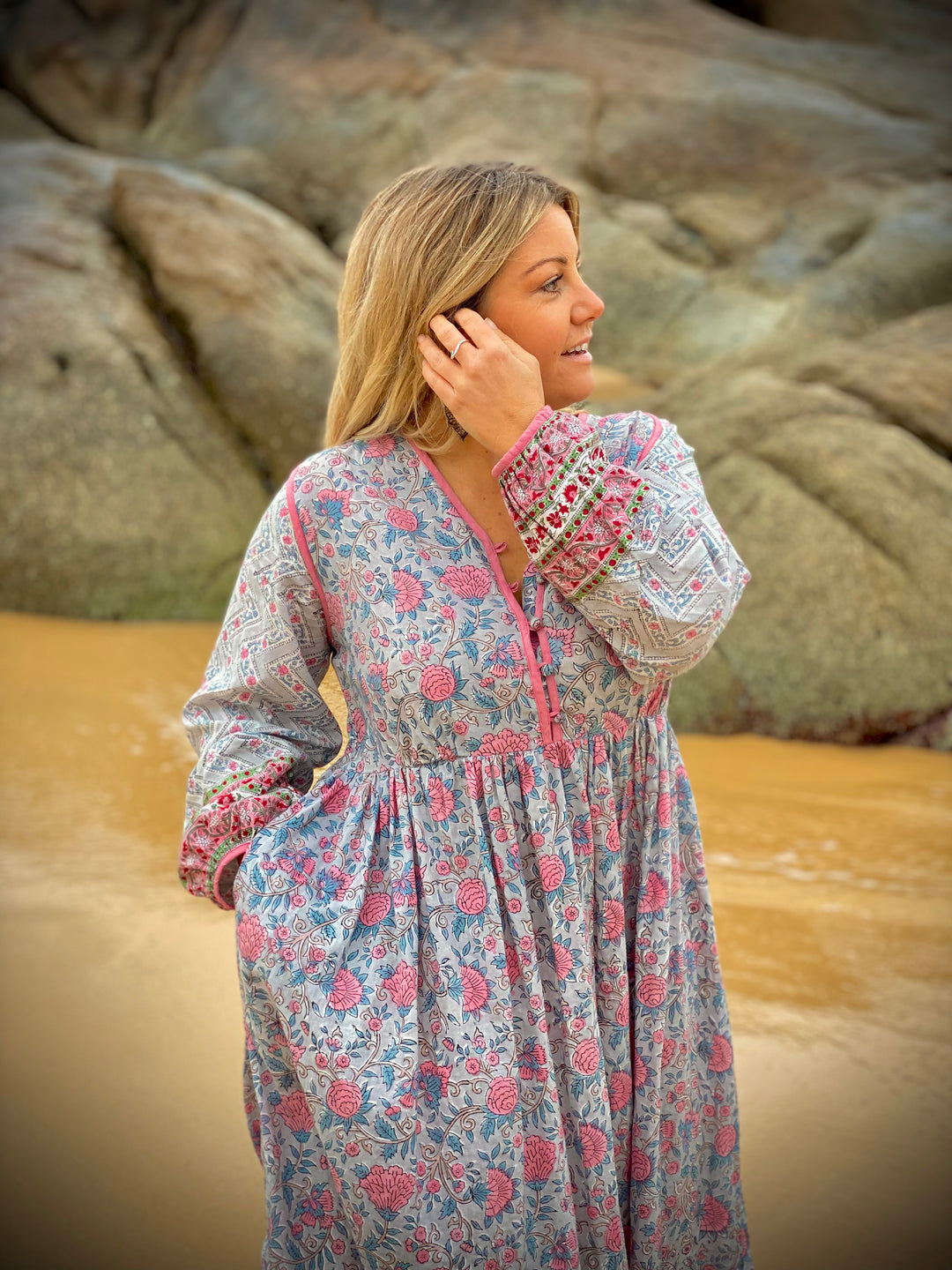Banksia Dress ~ Blue