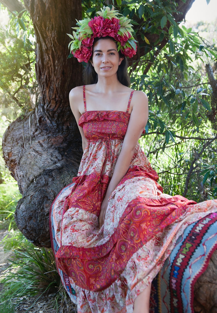 Rainbow Dress ~ Red