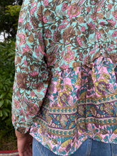 Load image into Gallery viewer, Lu Lu blouse - Turquoise
