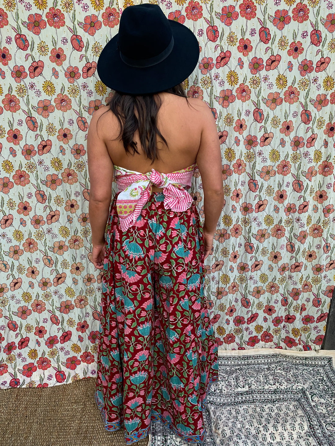 Sunshine Sarong - Red Floral